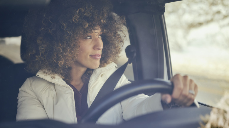 woman at the wheel