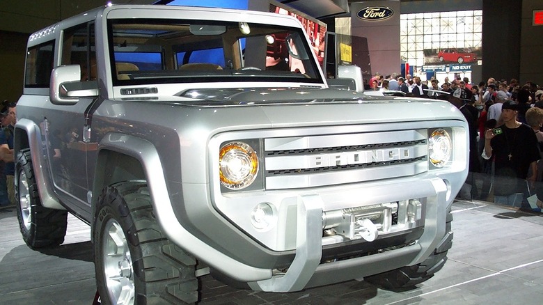 2004 Ford Bronco Concept at auto show