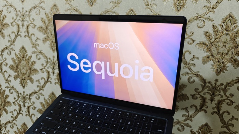 MacOS Sequoia on MacBook Air 