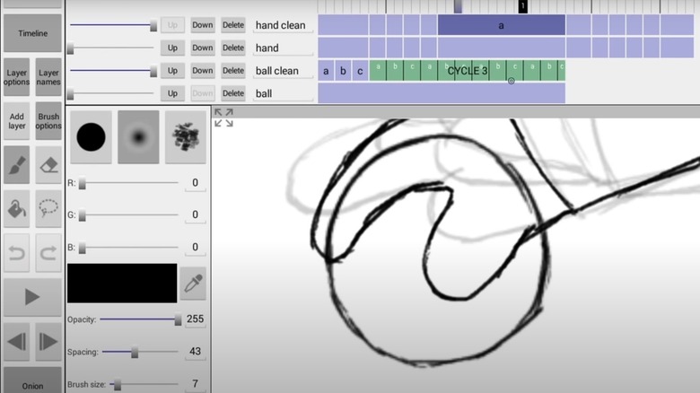 screenshot of RoughAnimator