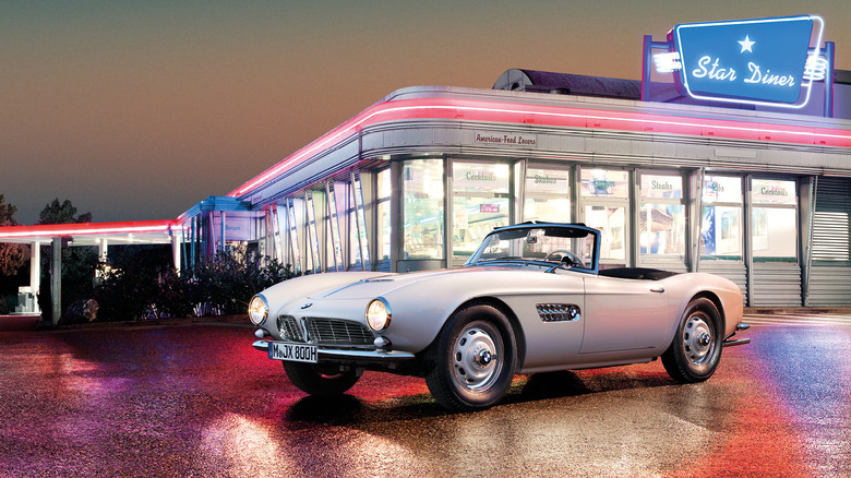 Elvis Presley's restored BMW 507