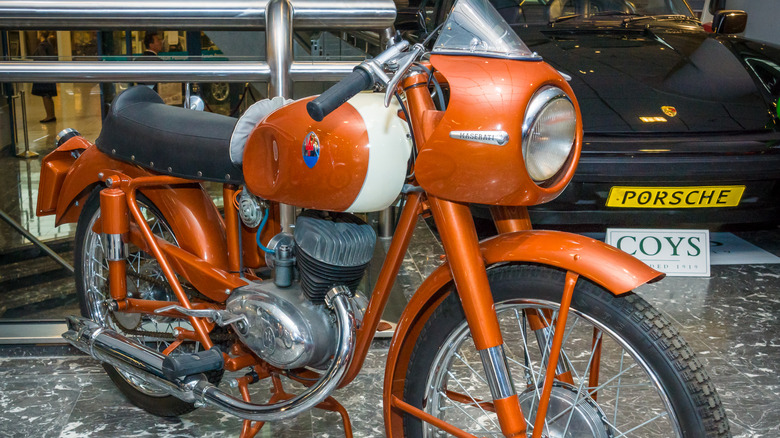 A Maserati motorcycle at auction