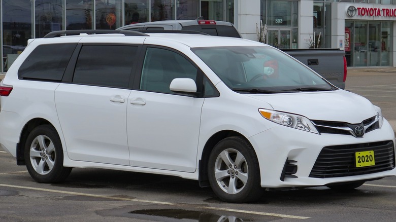 2020 Toyota Sienna parked