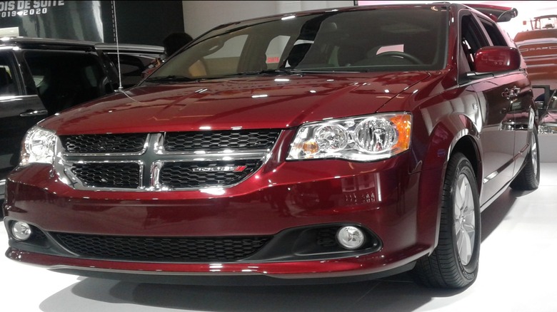 2020 Dodge Grand Caravan on display