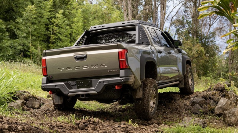 2024 Toyota Tacoma on rough trail