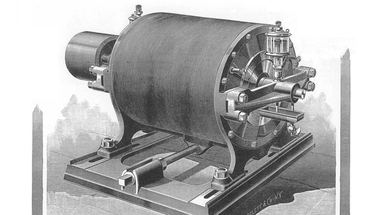 Tesla's alternating current motor