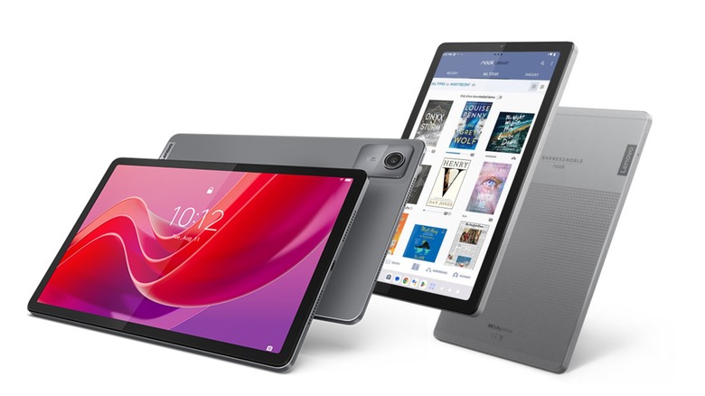 The Lenovo Legion Tab Gen 3 and Barnes & Noble Nook 9