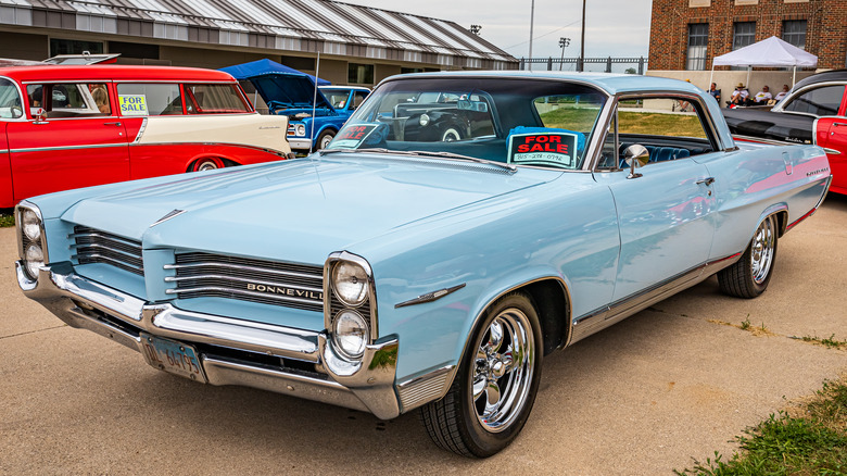 Sky blue 1964 Bonneville