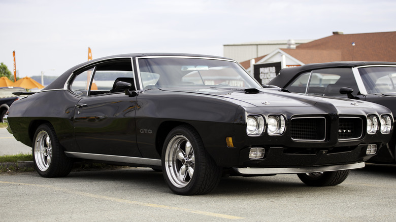 Black Pontiac GTO