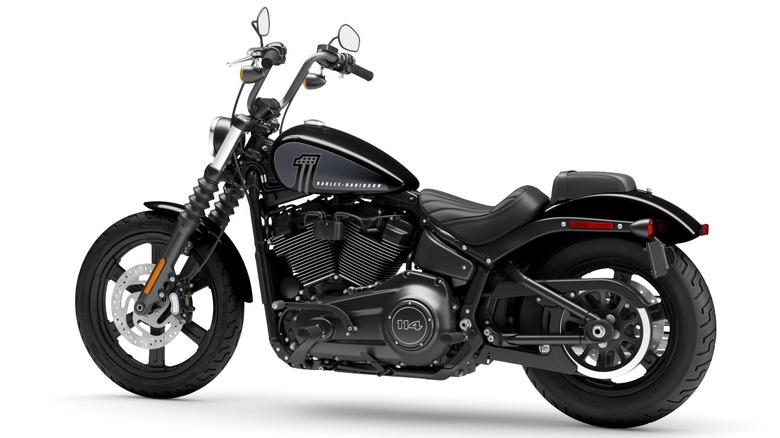 Black 2024 Harley Davidson Street Bob promo image