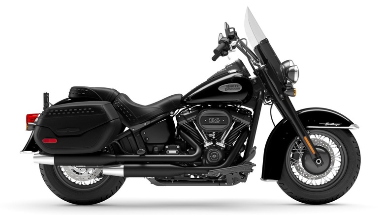 Black 2024 Harley Davidson Heritage Softail Classic