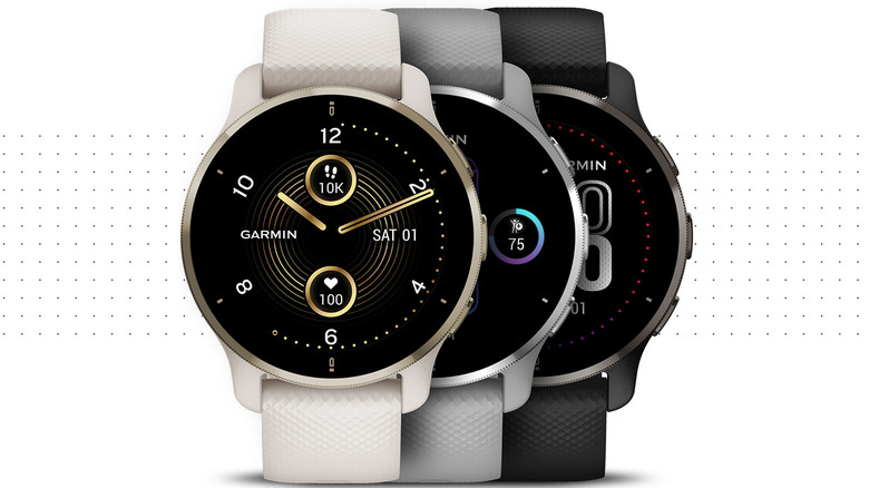 Garmin Venu 2 Plus smartwatch, 3 colors