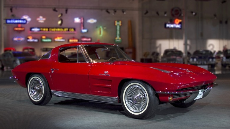 Front 3/4 view of 1963 Corvette Sting Ray Coupe