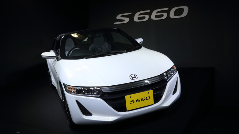 Honda S660 at auto show