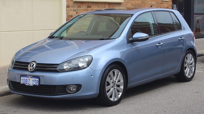 Sky blue Mk 6 Volkswagen Golf