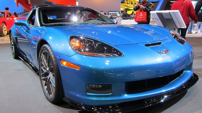 Carbon Edition C6 Z06 at car show