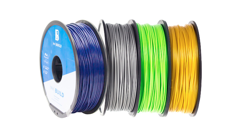 Various spools of Matterhackers PLA filament