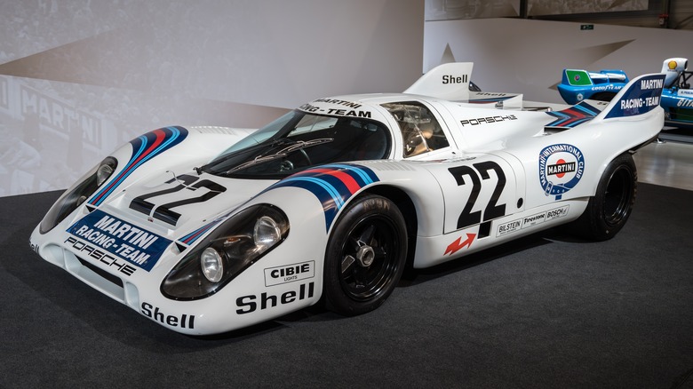 A Porsche 917K at the Le Mans Museum