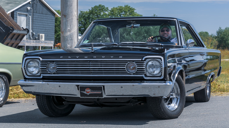 Plymouth Satellite on the road