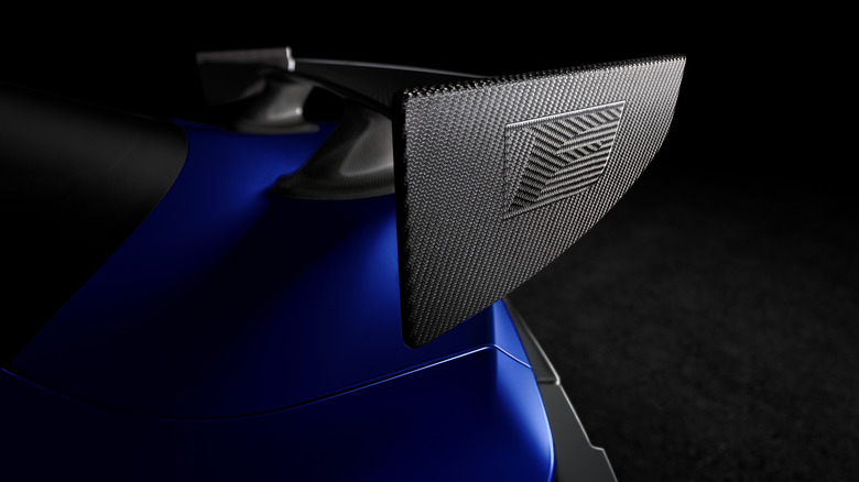 2021 Lexus RC F Fuji Speedway Edition rear carbon fiber spoiler