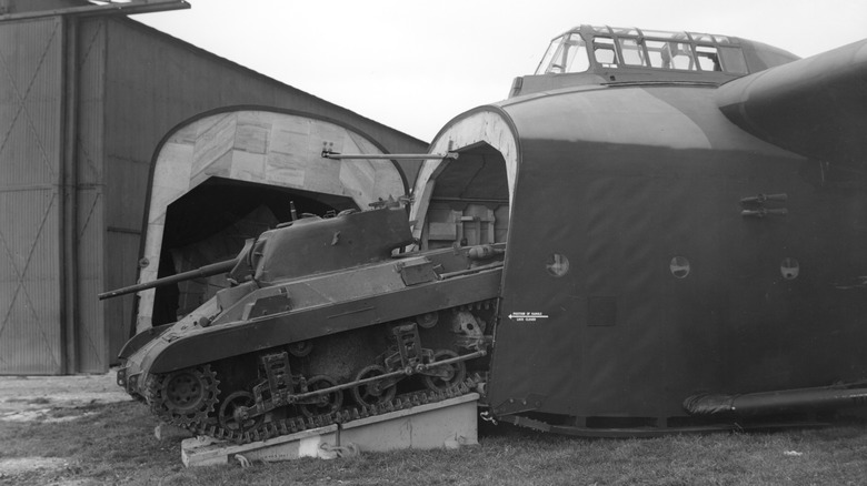 M22 Locust in an aircraft