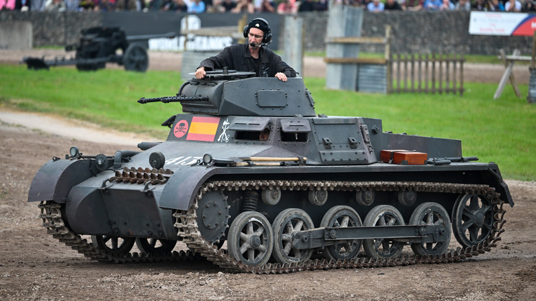 Restored Panzer I on display