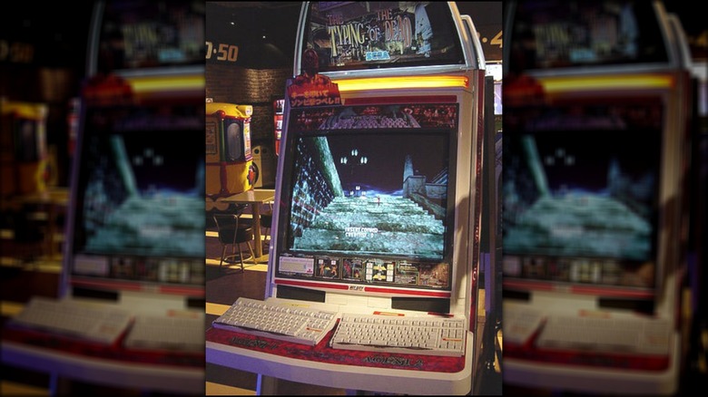 typing of the dead arcade cabinet keyboards