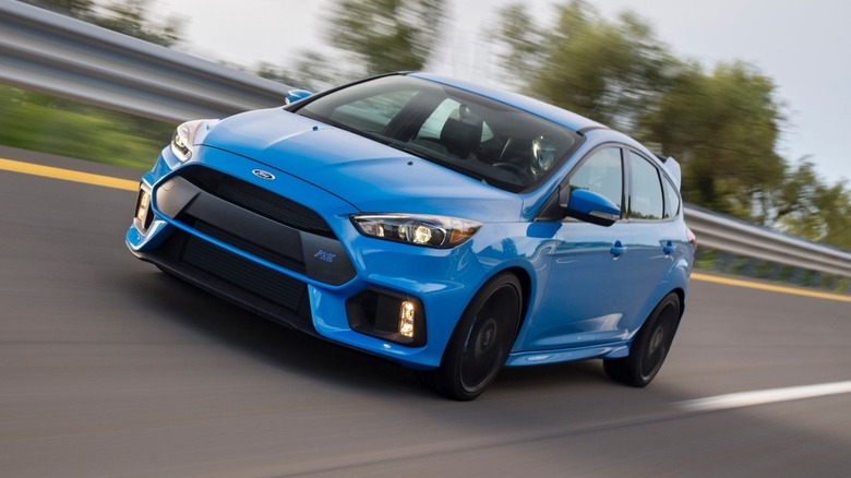 Ford Focus RS at speed