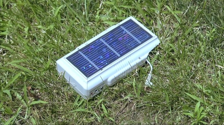game boy solar charger battery grass