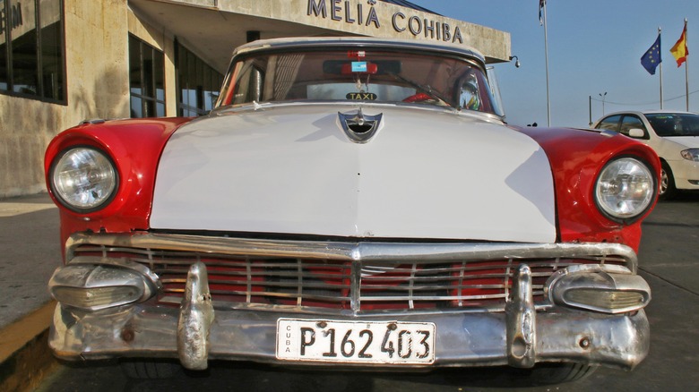 A 1955 Ford fairlane in Havana.