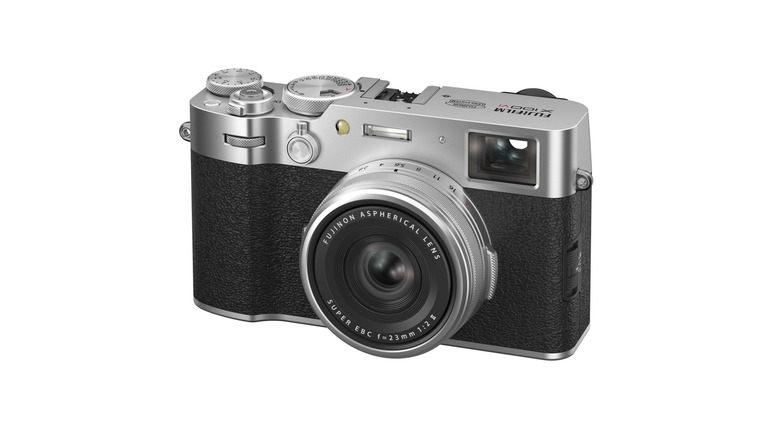 Fujifilm X100VI on white background