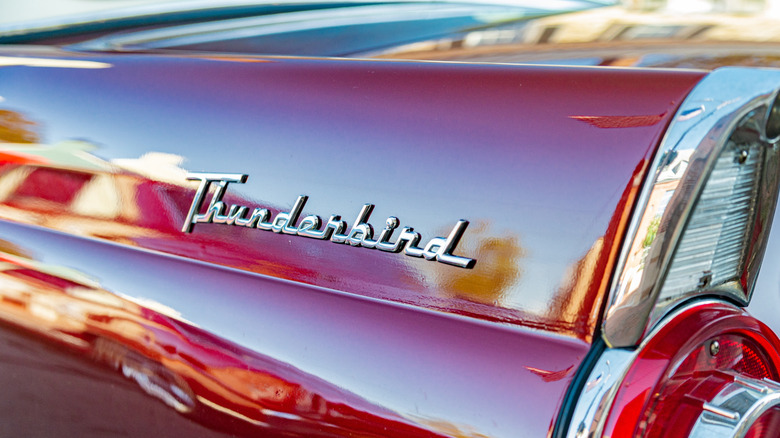 Ford Thunder bird fender with emblem