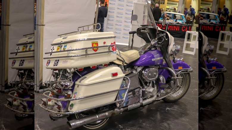 The 1973 Harley-Davidson FL Electra Glide at the NEC Classic Motor Show 2018