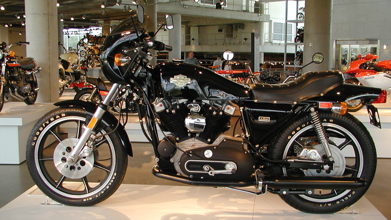 1977 Harley-Davidson XLCR 1000 Cafe Racer showcased at Barber Motorcycle Museum