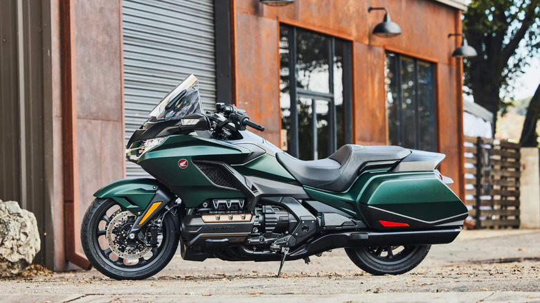 Green Honda Gold Wing