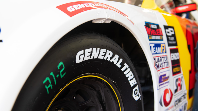 General Tire on stock car