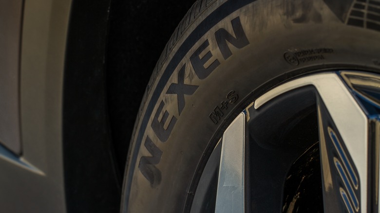 Nexen tire closeup