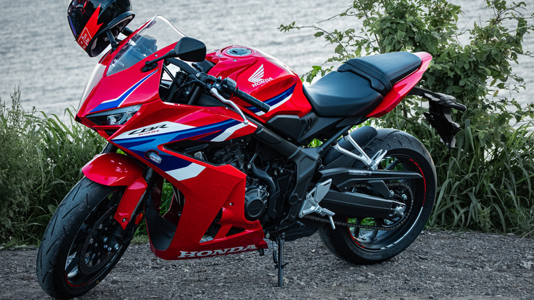 red Honda CBR650R