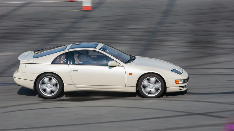 Nissan 300ZX at a track day