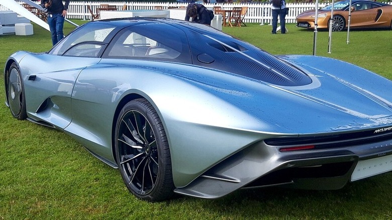 Back view of McLaren Speedtail