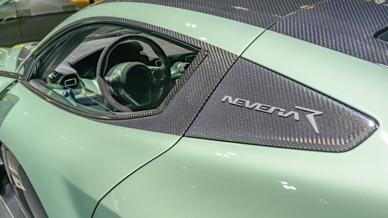 Close-up of Rimac Nevera R