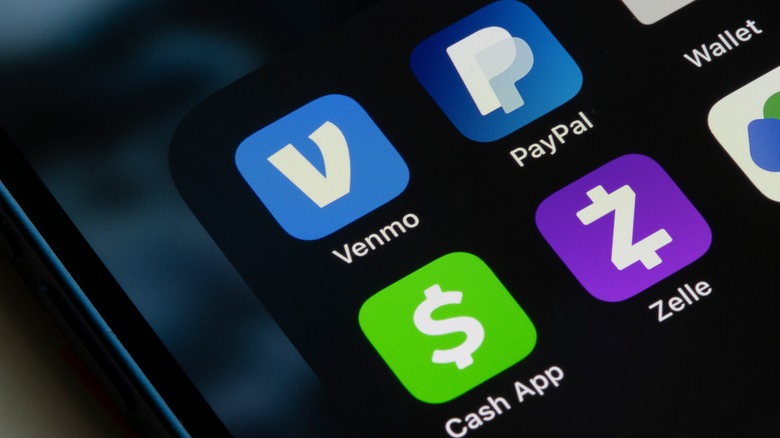 payment apps on smartphone