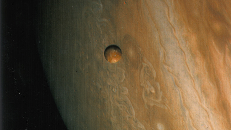 Jupiter and its moon Io