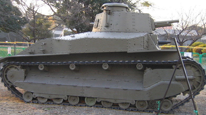 Type 89 tank Static display