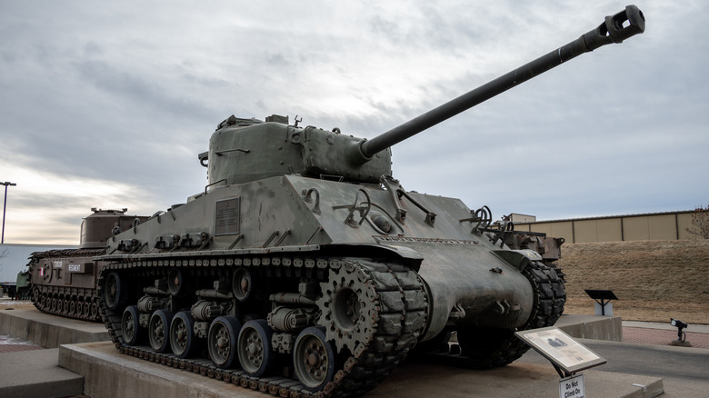 M4 Sherman tank static display