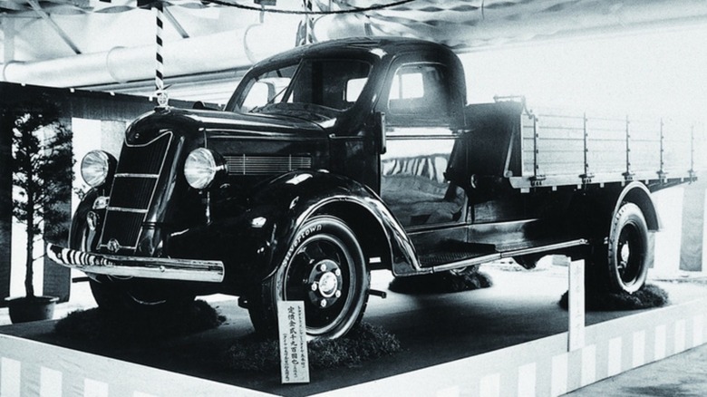 Toyoda G1 truck on display