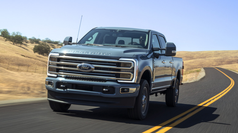 2023 Ford F-350 Super Duty road driving