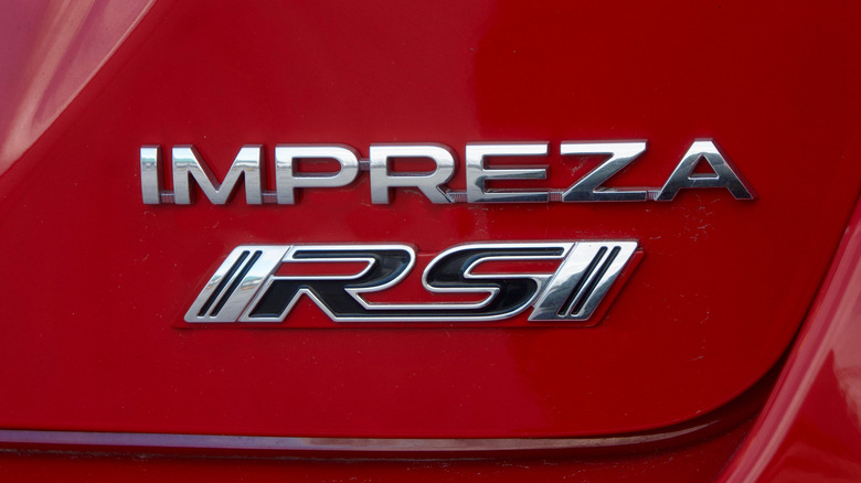 2024 Subaru Impreza RS badges