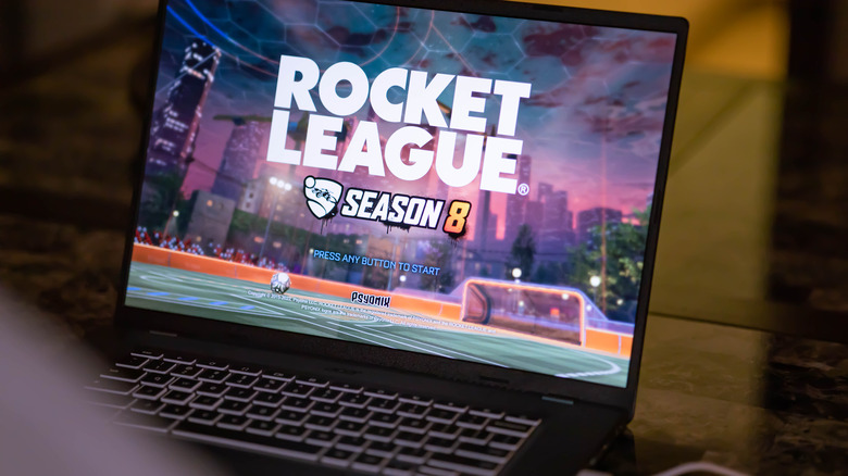 Rocket League on Acer laptop