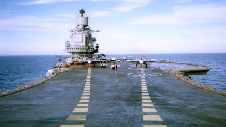 Deck of the Admiral Kuznetsov